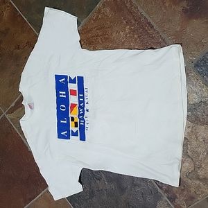 Vintage Aloha Hawaii Maui Kauai rivaltees single stitch graphic tshirt Hanes